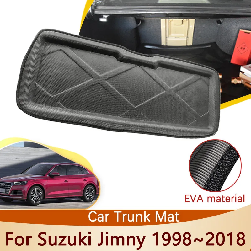 

Rear Trunk Mat For Suzuki Jimny JB23 JB33 JB43 1998~2018 Sierra Accessories Boot Cargo Liner Tray Trunk Floor Waterproof Carpet