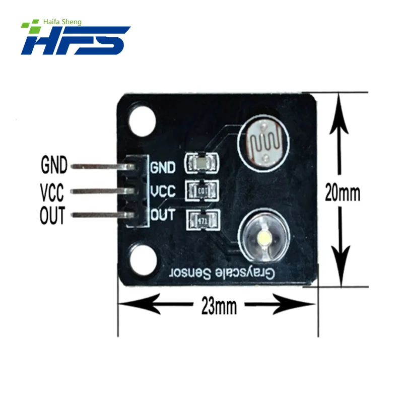 Lichte mpfindlicher Widerstand Lichtsensor analoger Graustufen sensor elektronische Platine Line Finder Tracking-Modul für Arduino DIY