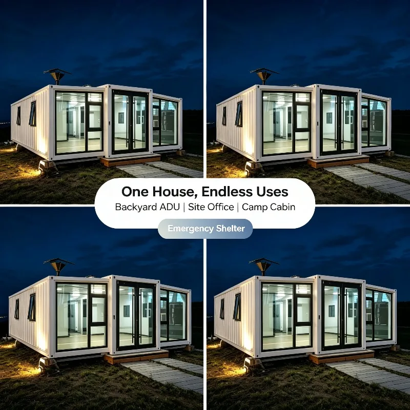 Low Price Magic Home Container Expandable Container House for Sale Two Storey Expandable Multi-space House Container