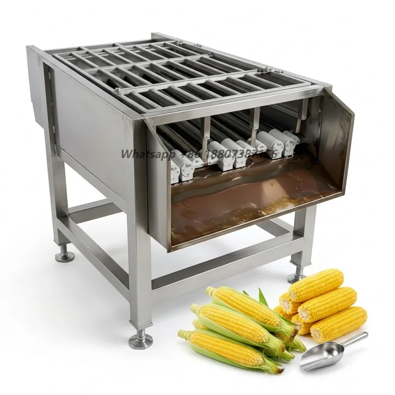 Factory Wholesale Automatic Fresh Sweet Corn Maize Peeling Husking Shelling Machine Price