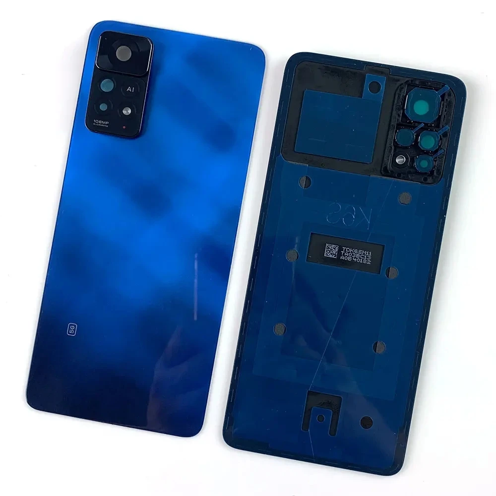 Original Back Glass Cover For Xiaomi Redmi Note 11 Pro 5G / 11E Pro Battery Cover Door Rear Glass Housing Case With Camera Frame