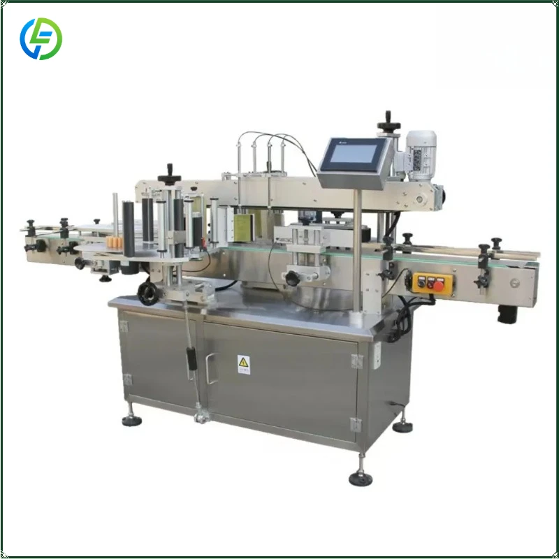 High Speed Labeling Machine Automatic Two Sides Flat Bottle Labelling Machine FL Customized