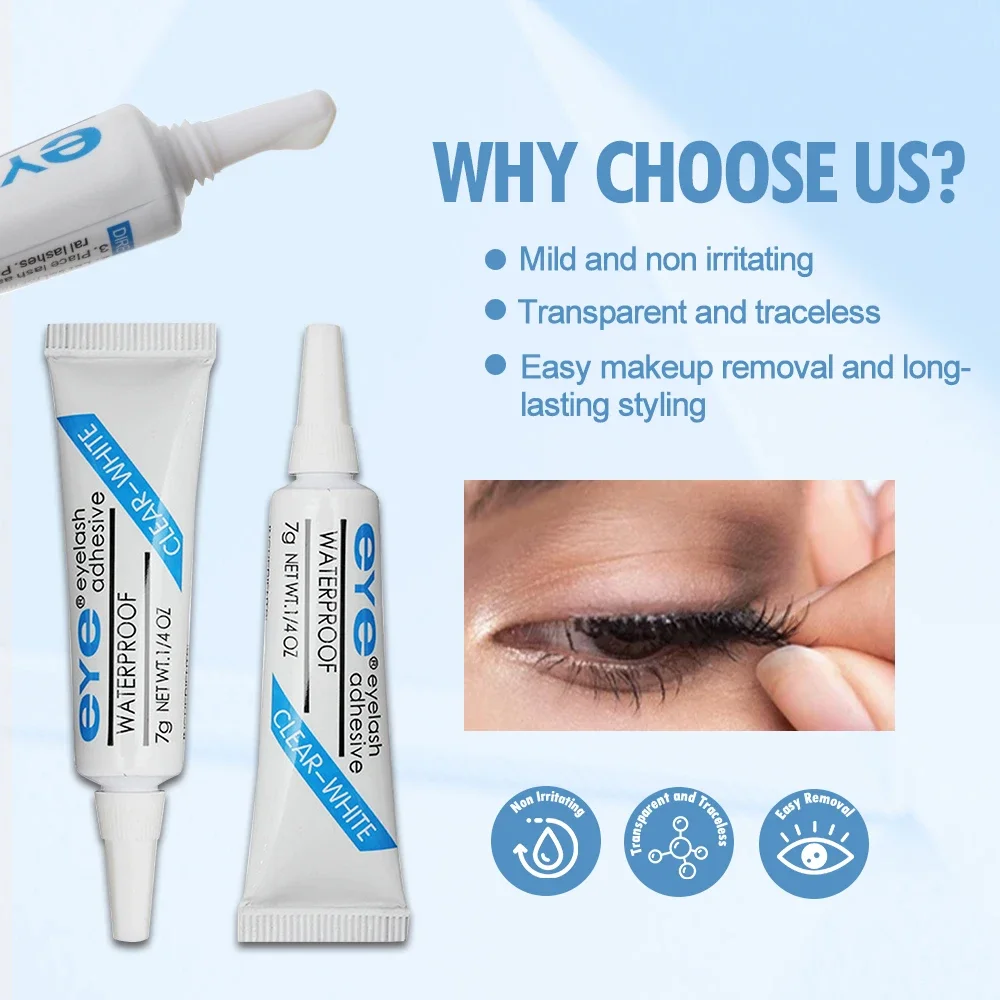 7G Professionele Snel Droge Wimperlijm Valse Wimperverlenging Langdurige Waterdichte Schoonheidsklevende Make-Up Tools