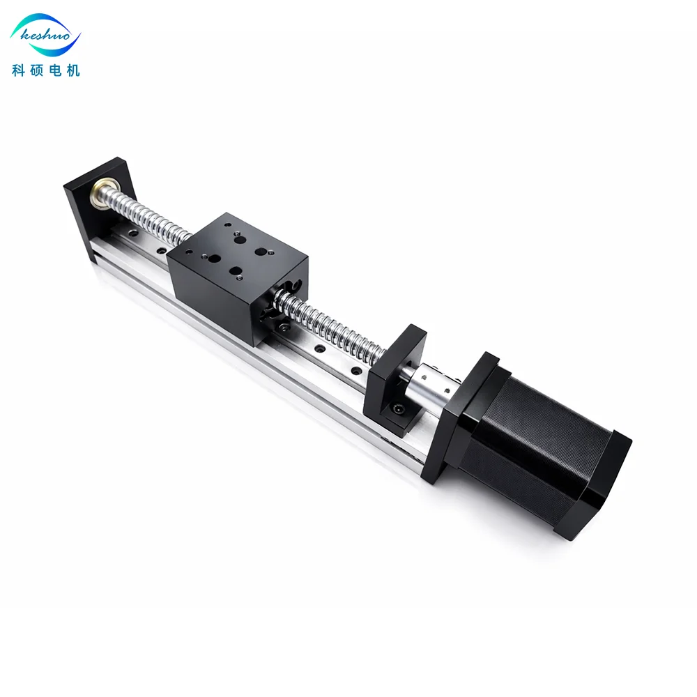 150MM Stroke Hybrid Ball Screw Slide Linear Guide Rail Motion Module 8mm Shaft 12V DC 5.0 Nm Torque CNC Plasma Stepper Motor