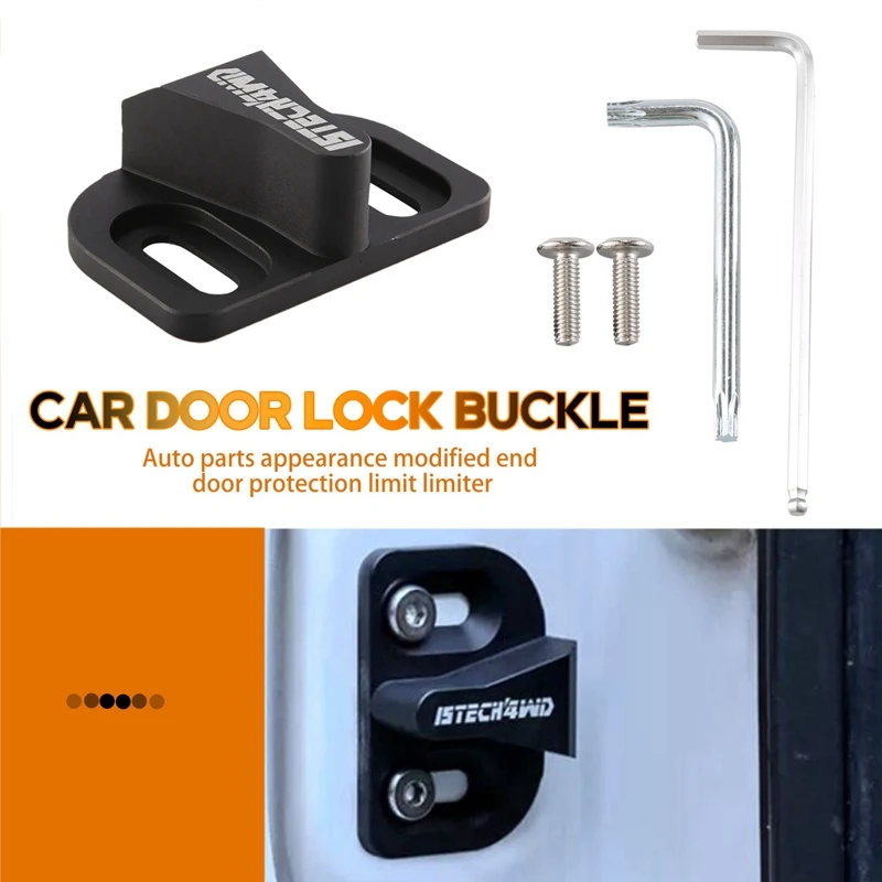 Car Modification Tailgate Protection Limiting Stopper Solve Abnormal Noise Door Lock Buckle For Toyota Prado RAV4 03-21