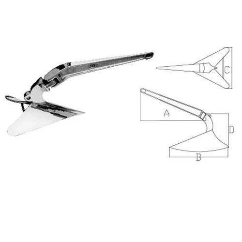 316 stainless steel boat anchor plough anchor