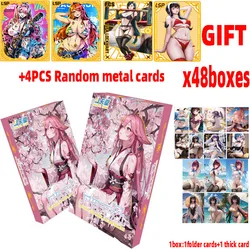 Wholesale Original  Case 48boxes Goddess Story Card Wind And Moon Are Boundless 2 Collection Card Waifu Acg Tcg Booster Box Toys