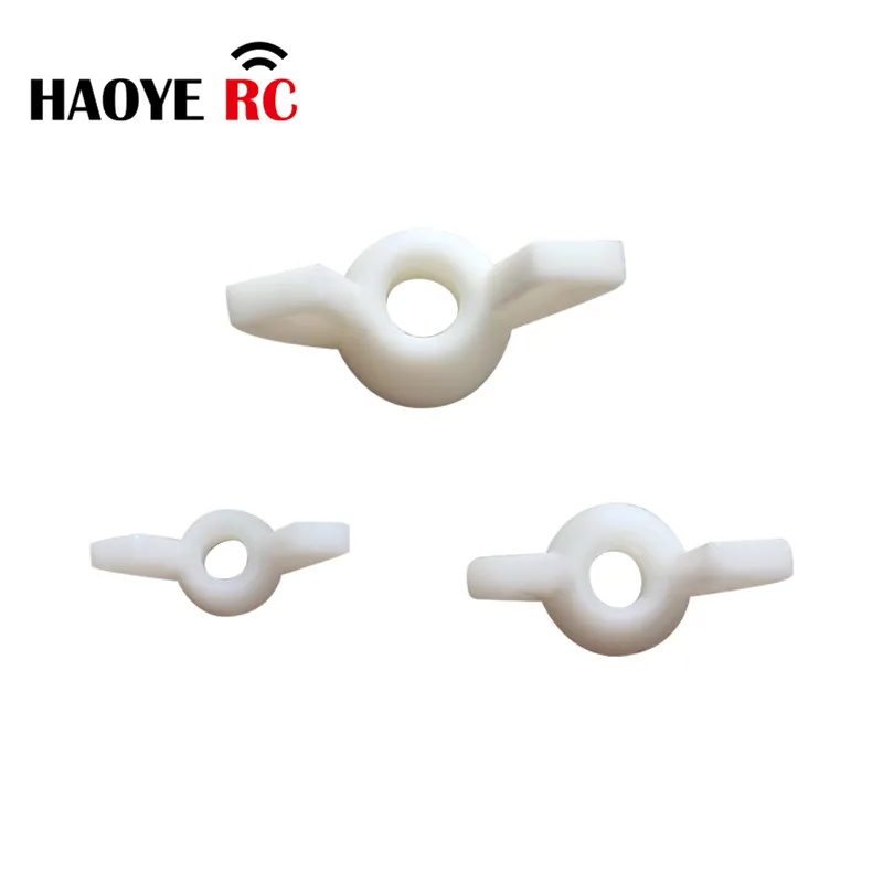 

Haoye 10 Pcs M5 M6 M8 Nylon Papilionaceous Nuts Model DIY Hand Nut For RC Model Plane Toy Accessories