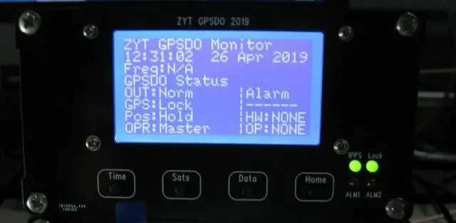 Upgraded version SAM STP 2878 ZYT-GPSDO-3 LCD 10MHz 1PPS OCXO GPS Disciplined Oscillator view 2