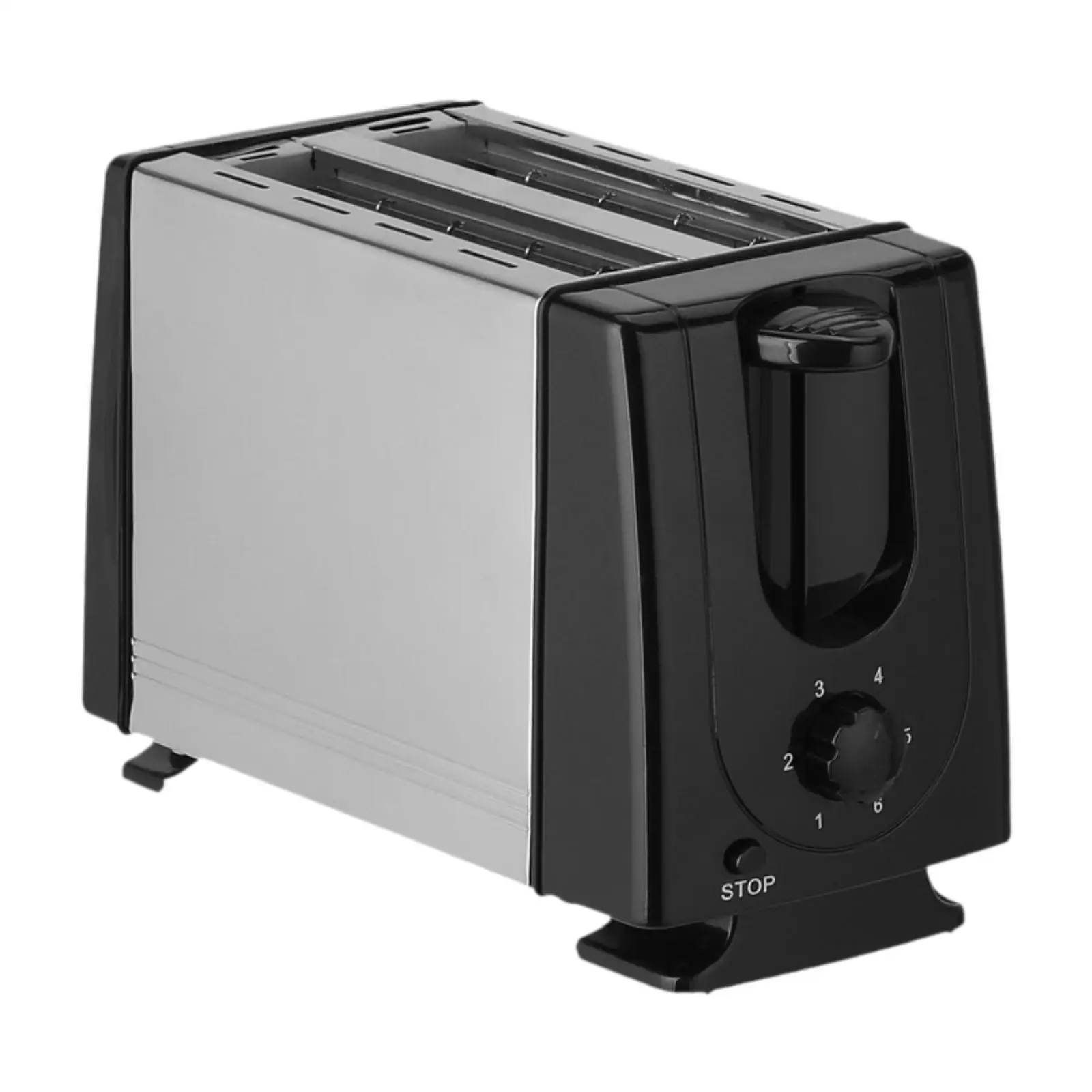 Counter Toaster EU Plug 2 Slice Waffle Machine for Bagels Puff Pastry Snacks