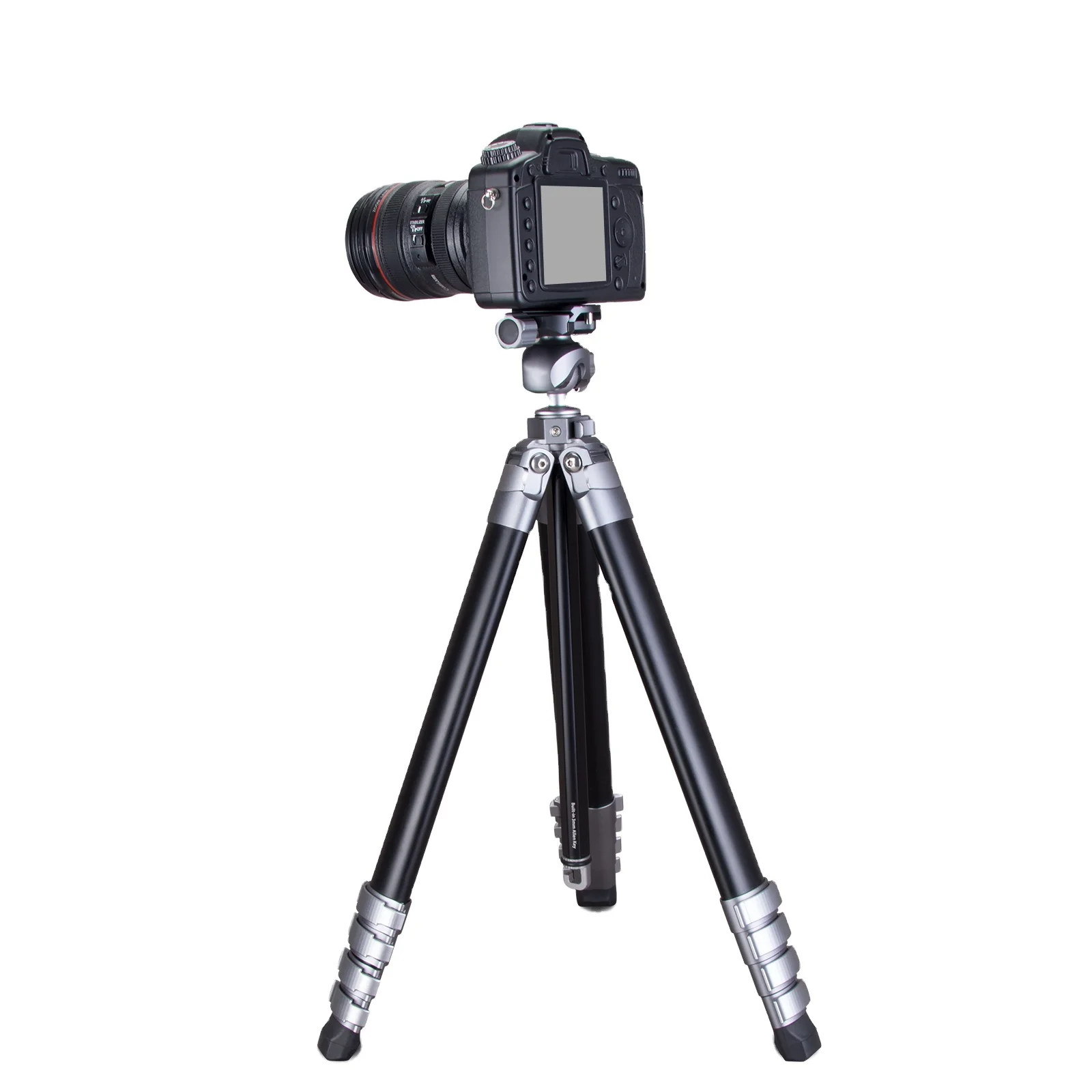 

KINFUTO T5153 Professional Aluminum Alloy Mini Tripod With Ball Head Folding Function Compatible With All Brands Video Cameras