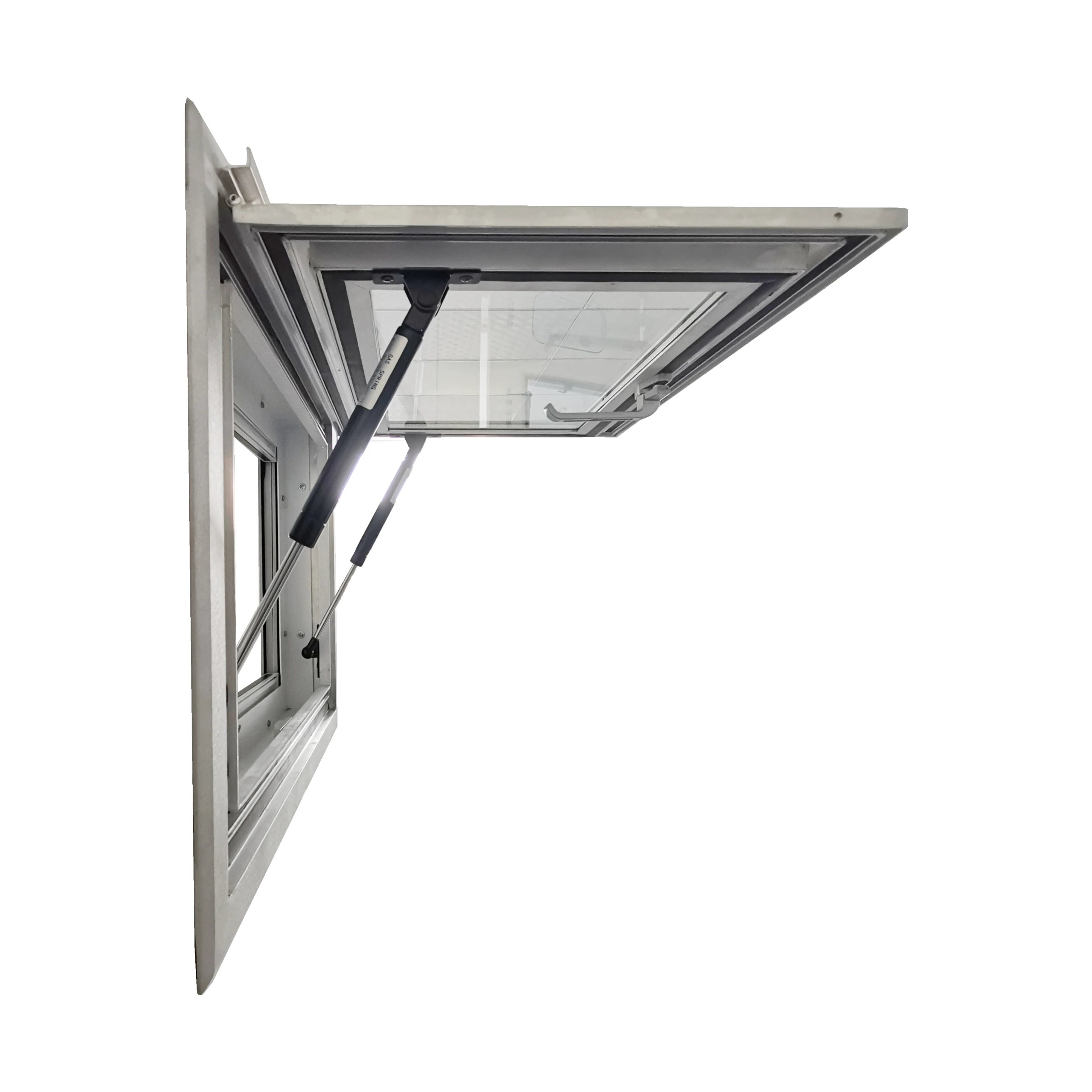 

Push Out RV Window Double Layer Tempered Glass Aluminum Frame With Noise Reduction And Thermal Insulation For Camper Trailer