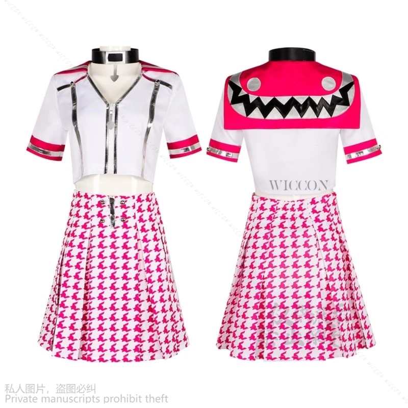 Anime Game P4 Kujikawa Rise Cosplay Costume Cosplay JK Japanese School Uniform Uniform Skirt Woman Sexy Halloween Party Suit WIG