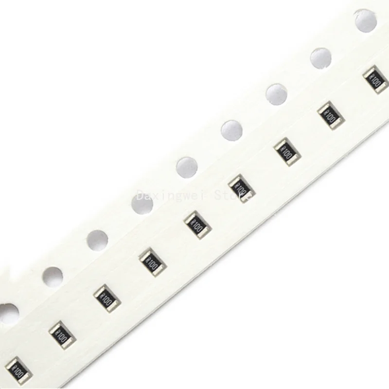 100 SMD Resistor 1/8W 0.1R 0.15R 0.18R 0.2R 0.3R 0.47R 0.62R 0.75R 0.82R 0.91R R300 R470 R680 R820 0805 1% 330MR, 100 unids/lote