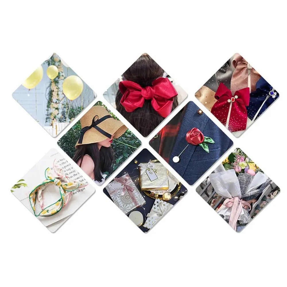 New 5 Yards Silk Ribbon Hairclip Bows Solid Color Handmade Fringe Silk Ribbon 3.8cm Wide DIY Sewing Crafts Gift Wrapping