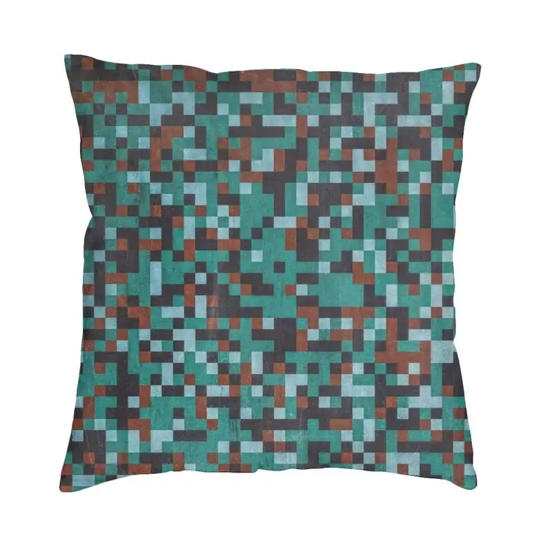 Awesome Traditional Digital Fractal Camouflage Pattern Pillow Case Bedroom Decor Military Camo Cushion Cover Square Pillowcase