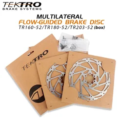 TEKTRO Bike Rotor 140MM 160mm 180mm 203mm Mountain Bicycle Hydraulic Disc Brake Rotors Boxed For MTB Road Foldable Cycling