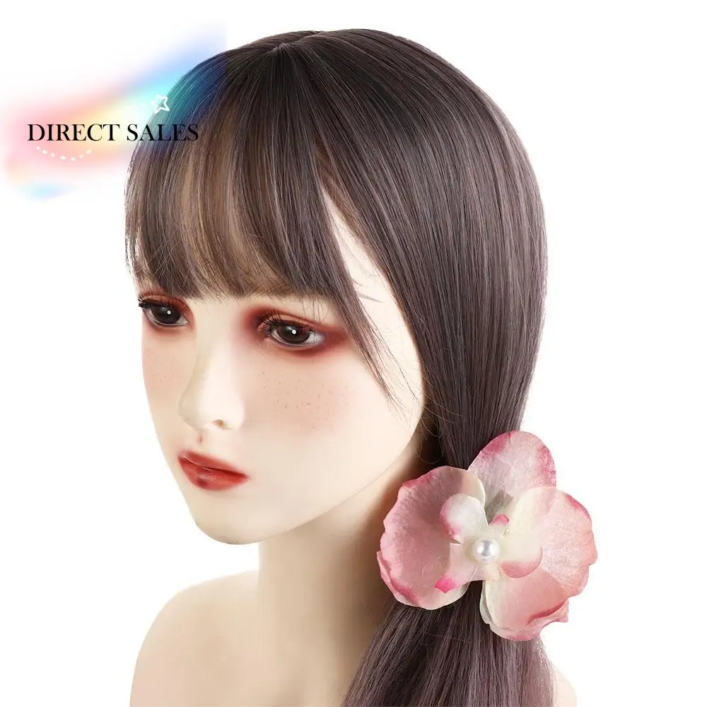 

Cloth Butterfly Flower Hair Clip Butterfly Orchid Pearl Orchid Flower Hairpin Hair Accessories Seaside Vacation Headwear