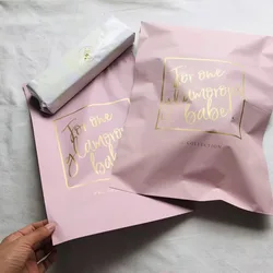 Peach Biodegradable Poly Post Mailer, Clothing Packing, Plastic Mailing Shipping Bag for Clothing, Postpostal Courier Bag, Custo