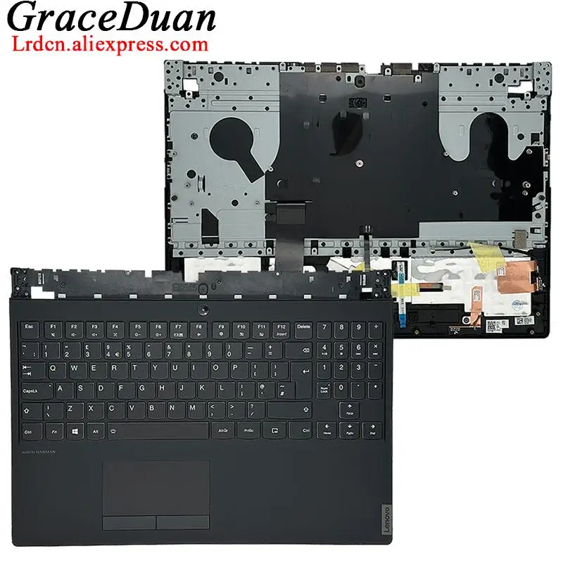 for Lenovo Legion Y540 15IRH Y7000 2019 PG0 1050 Y530 15ICH Laptop UK TW TH Keyboard With Upper Case Palmrest Shell Cover