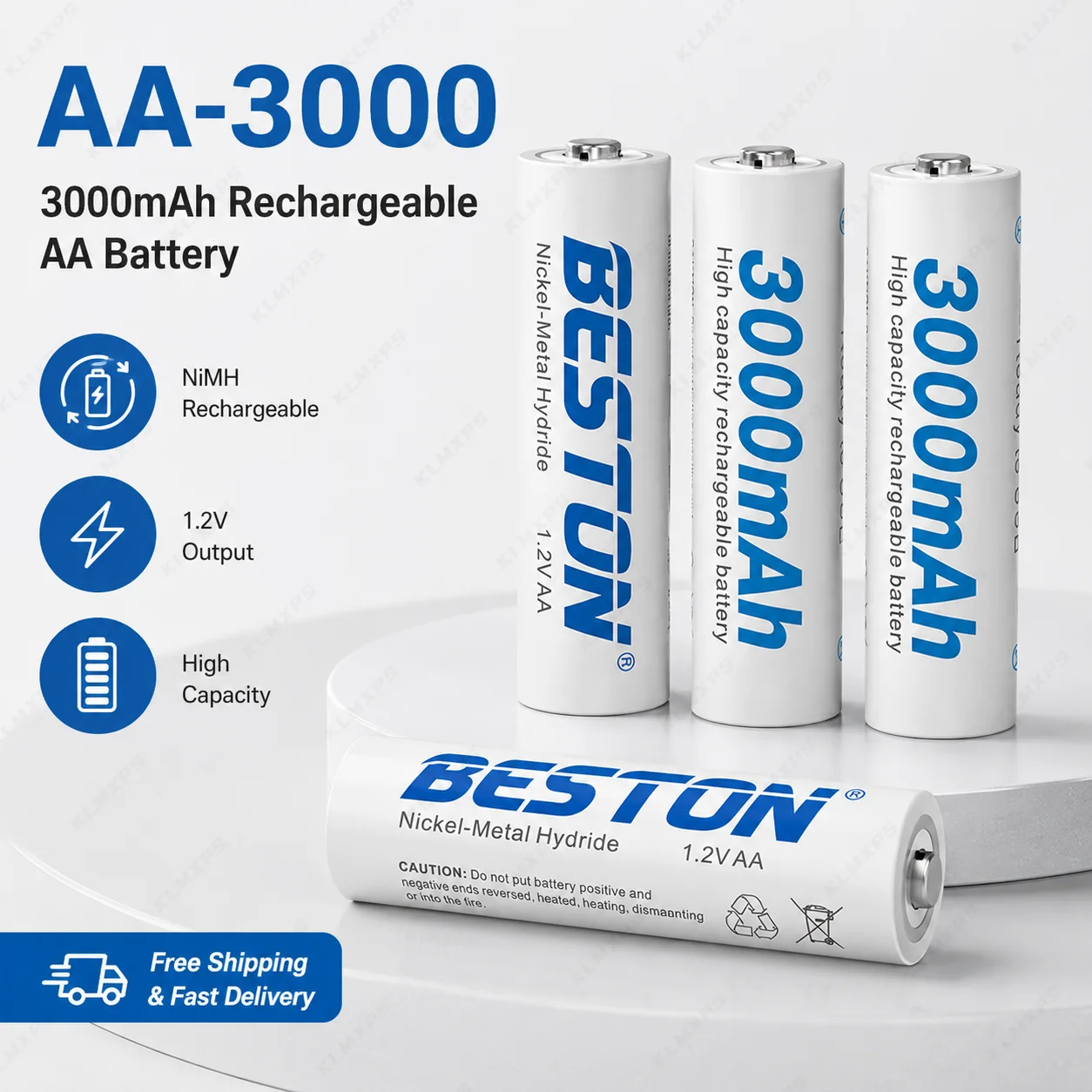 

High Capacity AA 3000mAh Rechargeable Battery Charger Set For Digital Camera Clock Radio Microphone Game Toy Daily Use