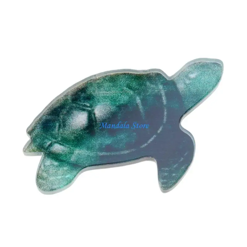 U2JC Pocket Hug Tokens Green Fluorite Sea Turtles Figurine Gift for Turtles Lover