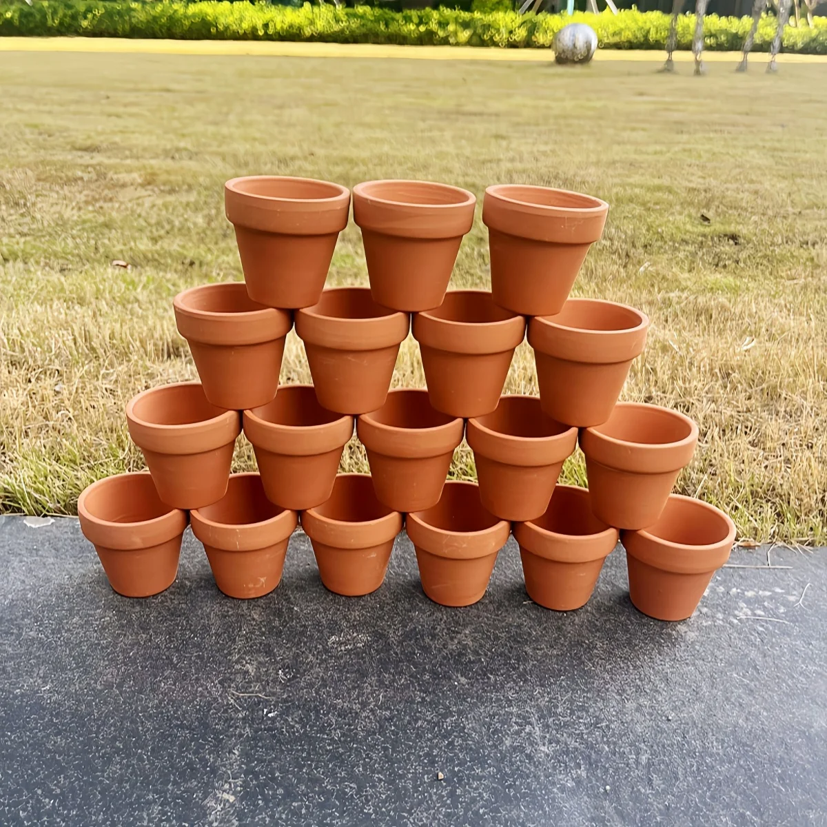 18 Pcs 1.8'' Terra Cotta Pots Pottery Planter Cactus Flower Pots Succulent Pot with Drainage Hole- Great for Plants,Crafts