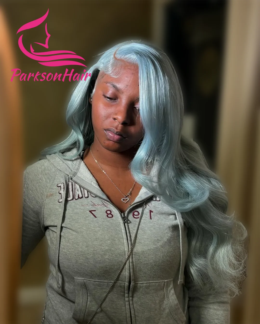 

Sliver Grey Transparent 13x6 13x4 Lace Front Wig 613 Colored Human Hair Wigs Pre-Plucking Body Wave Lace Frontal Wig For Women