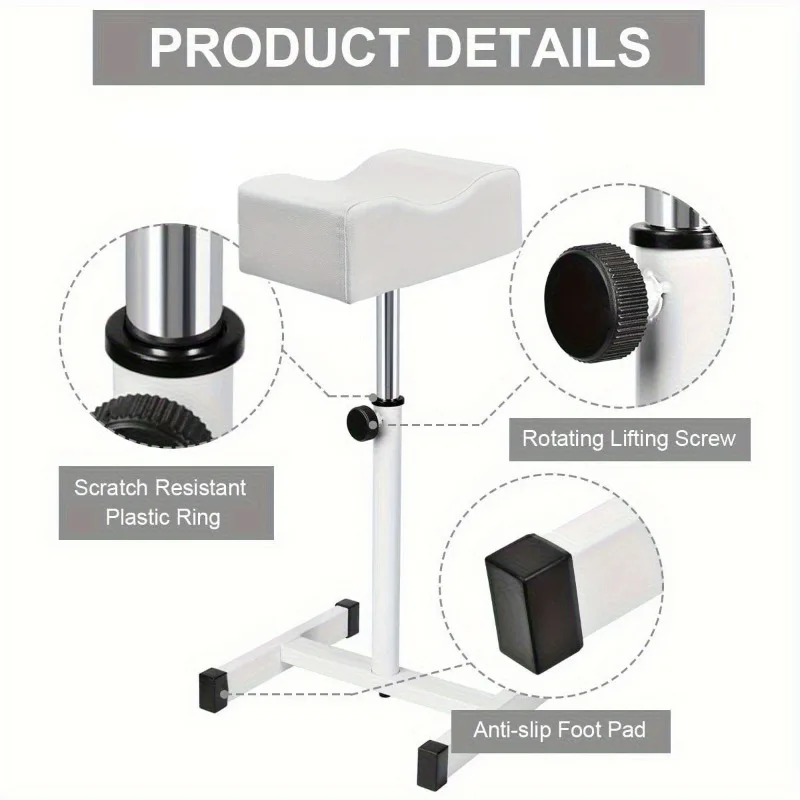 Modern Simple Adjustable Pedicure Foot Rest, Foot Support Stool for Nail Salon Beauty Work