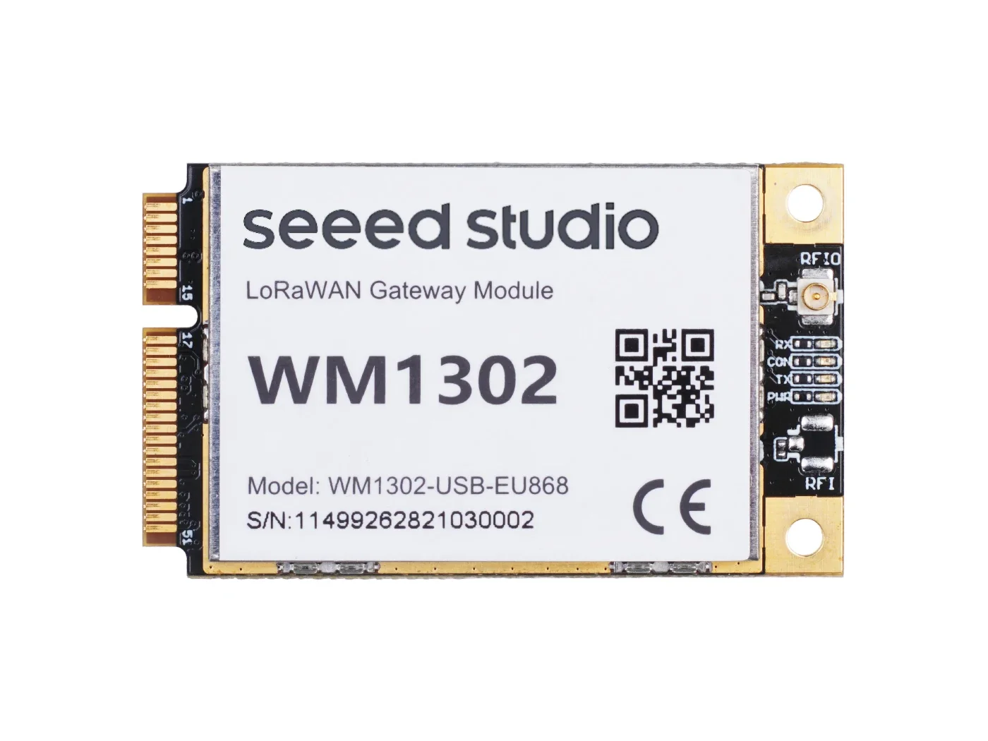 SmCpWio WM1302 LoRaWAN Gateway USB EU868 Semtech SX1302 Mini-PCIe Form Factor CE Certified For IoT LPWAN Network
