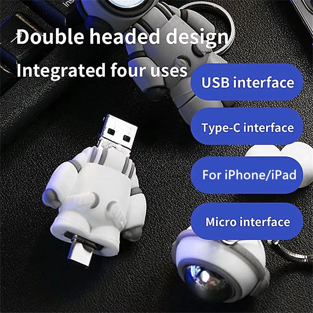 O único astronauta 2TB 1TB OTG Flash Drive 3.0 512GB Photo Memory Stick Armazenamento externo para iPhone/PC/iPad/Android Mirco Type-c