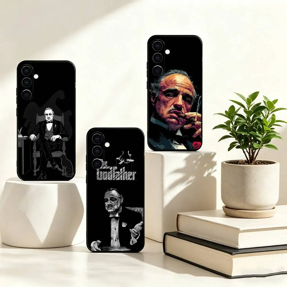 

The Godfather V-Vito Corleone Phone Case For Samsung Galaxy A73,A72,A71,A70,A53,A52,A51,Soft Silicone Black Cover