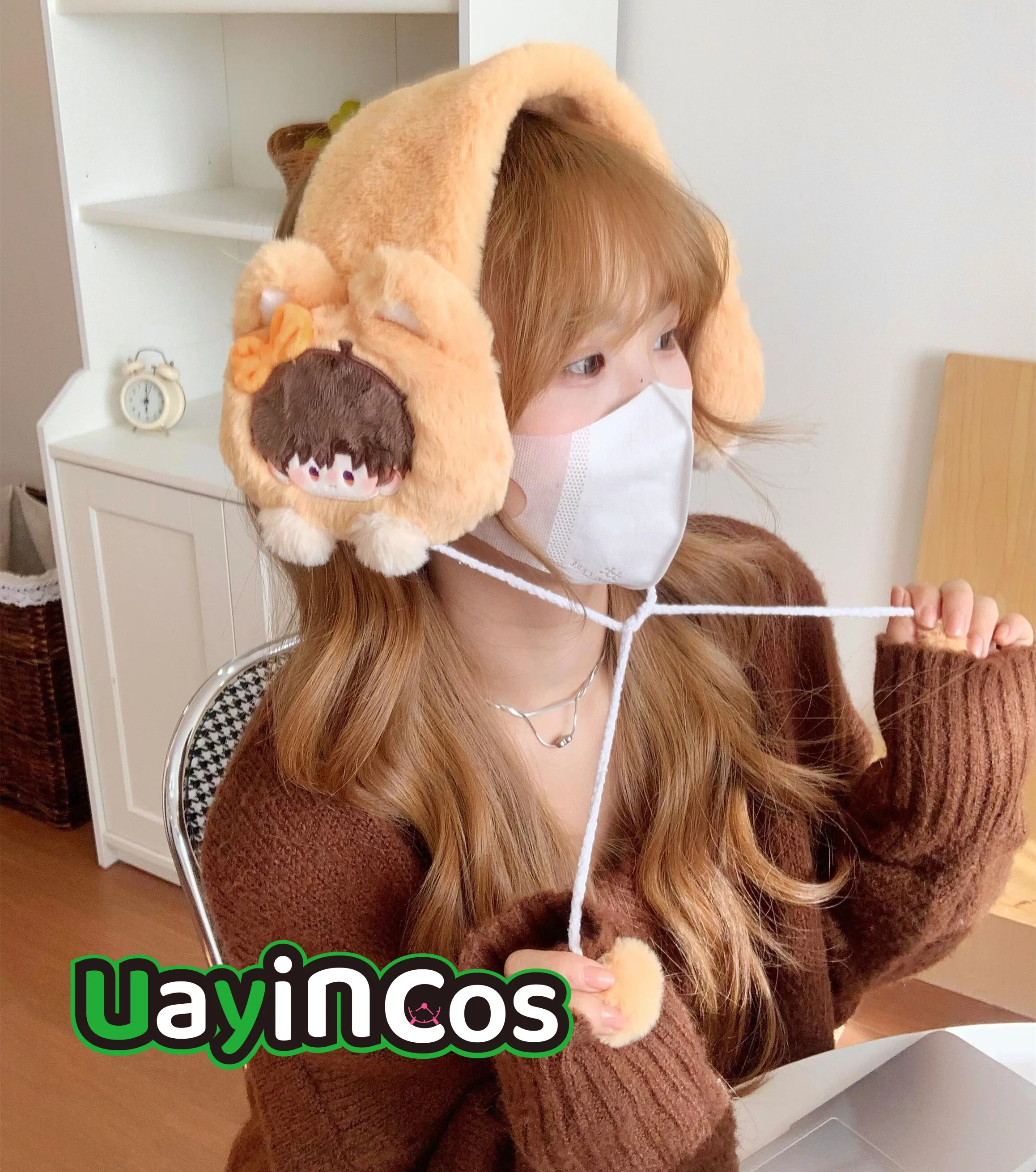 

Earmuffs Love and Deepspace Caleb Sylus Rafayel Zayne Xavier Windproof Ear Muffs Outdoor Ear Cover Warm Winter Earflaps Anime