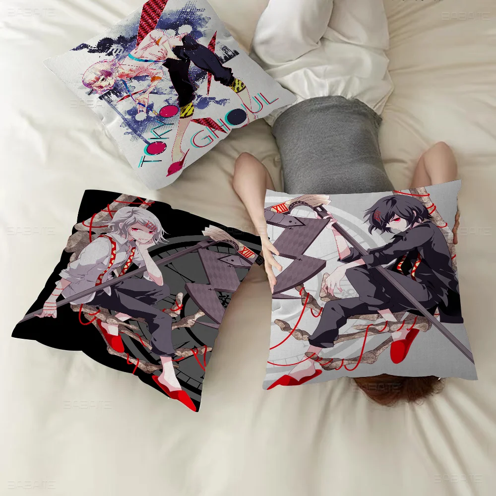 

Tokyo Ghoul Suzuya Juuzou Cushion Cover Inches Farmhouse Decor Home Throw Pillow Covers For Couch Decorations