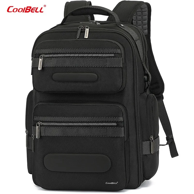 

Large-Capacity Men's Business Trip Backpack with USB Port Waterproof Travel Bag Laptop Mochila De Viagem Plecak Wododporny