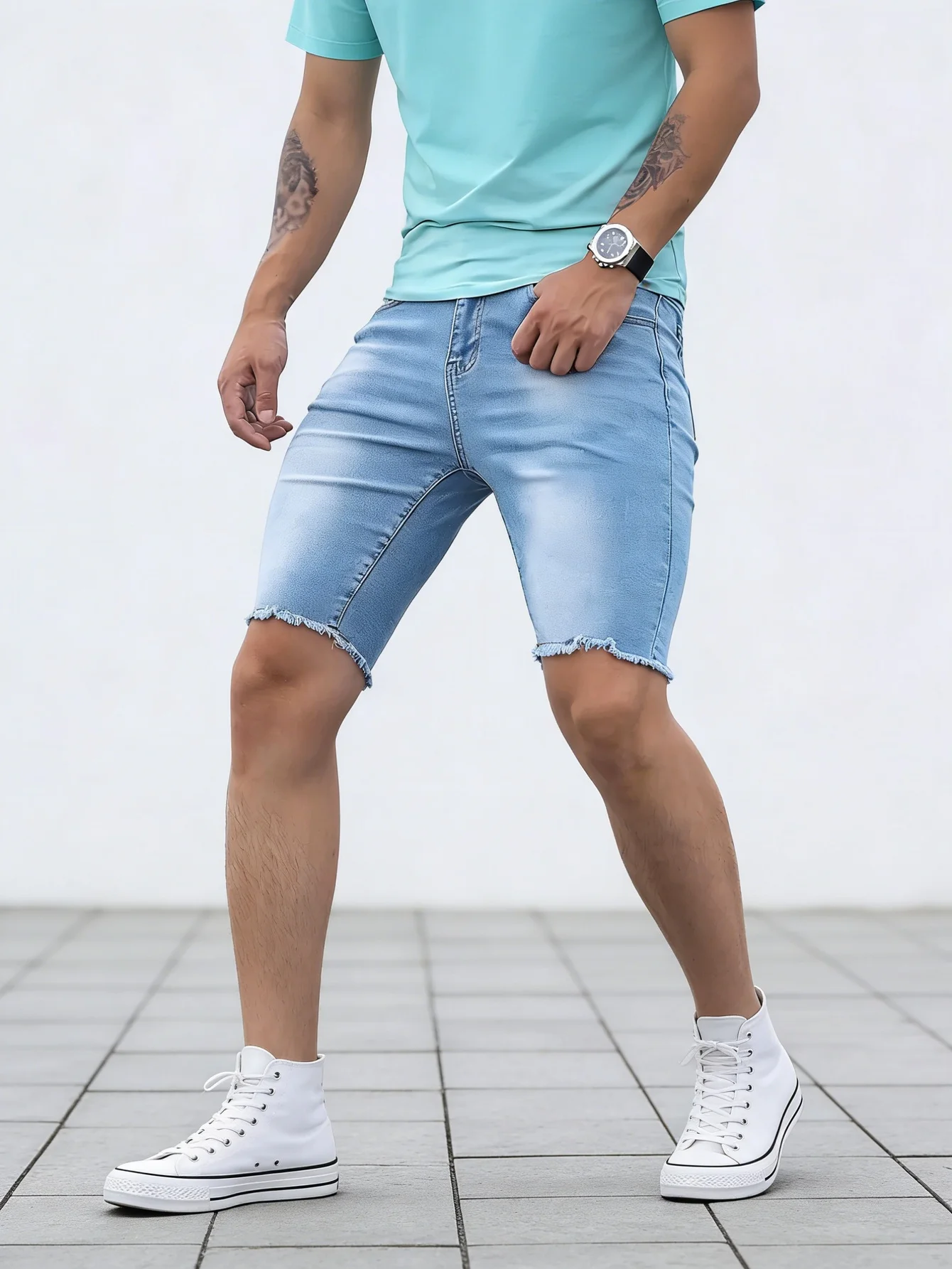 

Men's Unisex Denim Jeans Classic Casual Daily Pants No accessories or belts included