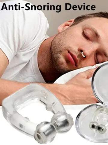Magnetic Anti Snore Device Stop Snoring Nose Clip Easy Breathe Improve Sleeping Aid Apnea Guard Night Device With Case 1/2/4PCS