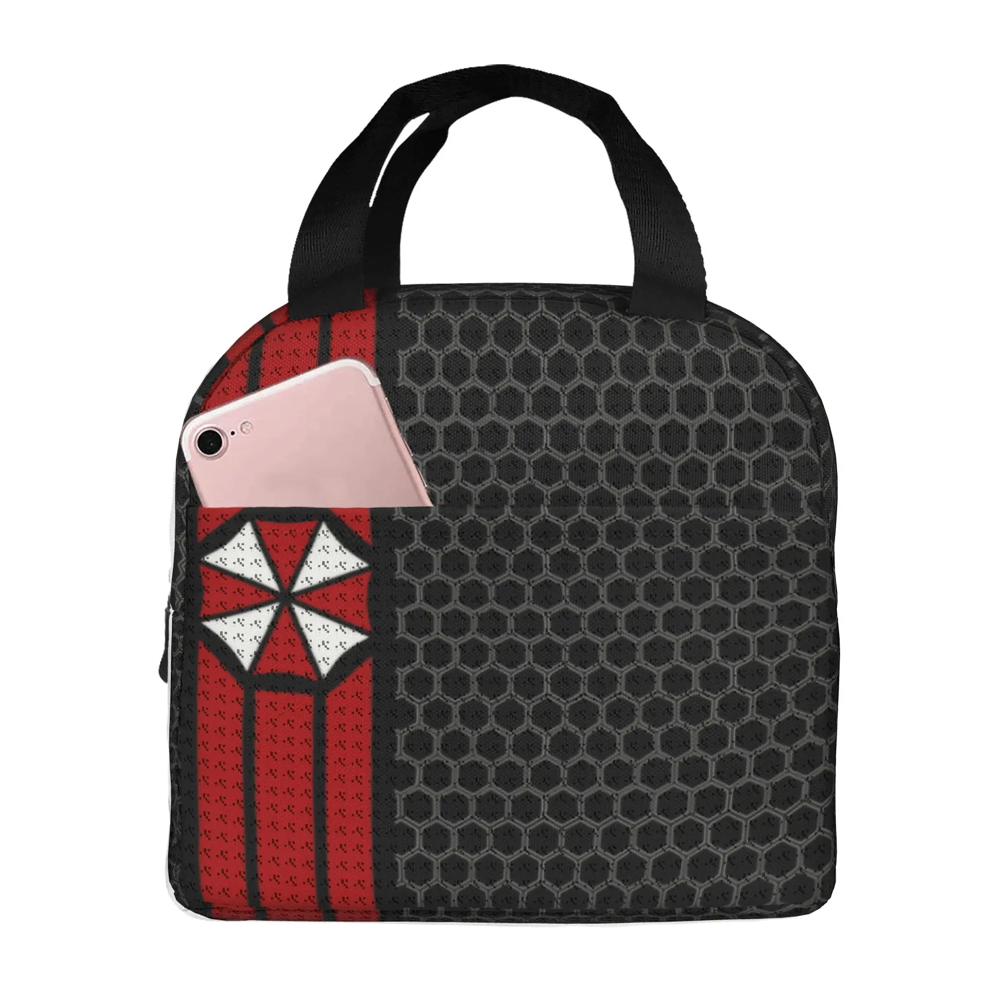 Umbrella Corporation Insulated Lunch Tote Bag Video Game Cosplay Portable Cooler Thermal Food Lunch Box Outdoor Camping Travel