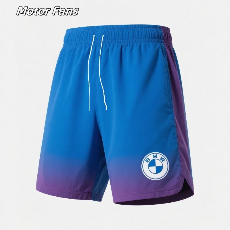 MOTOR FANS Summer 2025 Fashionable Soccer Sport Shorts For Men And Women Outdoor Quick Drying Motor Shorts BMW Motorsport Tops