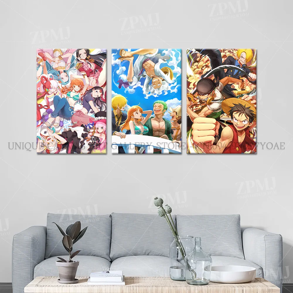 One Piece Home Decor Leinwand Malerei Anime Figuren Bilder Vinsmoke Sanji Wand Kunst HD Drucke Poster Kein Rahmen Für Wohnzimmer – Detail 2