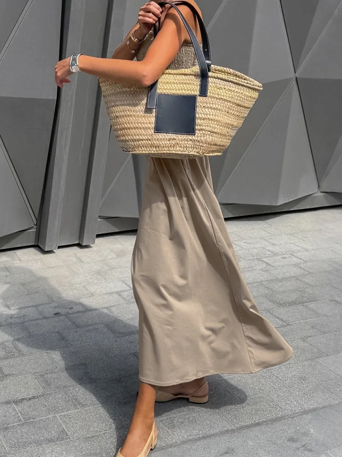 فساتين نسائية فستان خريفي صغير مشروط مضلع بأزرار وأكمام طويلة حضري الحد الأدنى الجرونج عيد الميلاد الجوف خارج حار #4