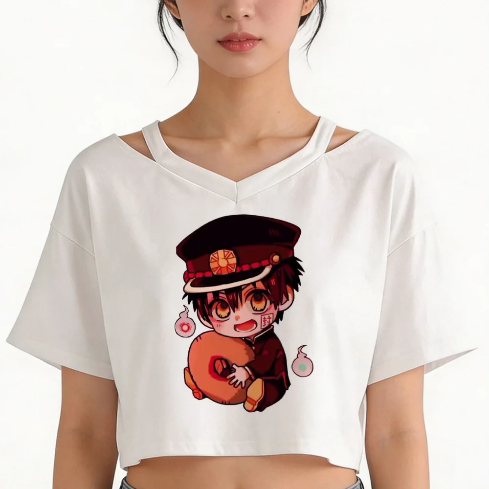 Toilet Bound Hanako Kun crop top girl kawaii gothic dollette t shirt clearance sales cheap gyaru jojifuku scene