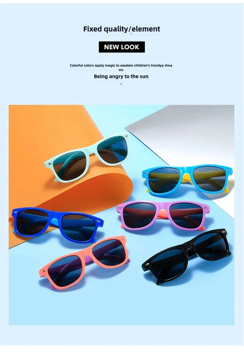 Neue farblich passende Sonnenblumen für Kinder für Jungen und Mädchen, Version, UV-beständige Sommer-Sonnenschirme für Babys – Detail 2