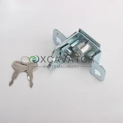 For Kubota 155/163 Kobelco SK60C/55 Excavator Hood Rear Cover Lock 1PC