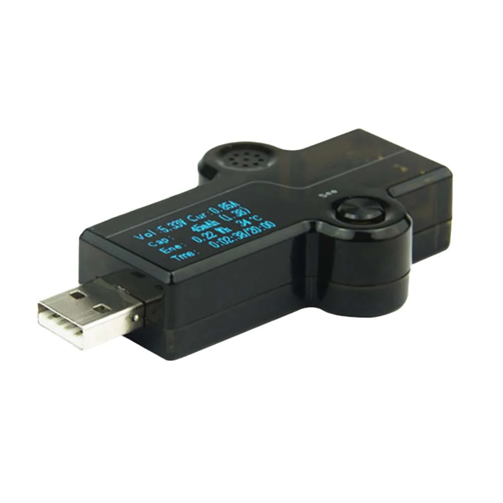 

0.96-inch USB display meter for power bank and charger testing monitors voltage current and triggers protection switch