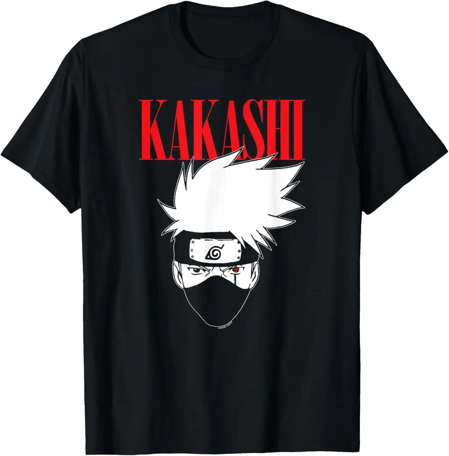 تي شيرت MINISO X Naruto Kakashi طويل القامة