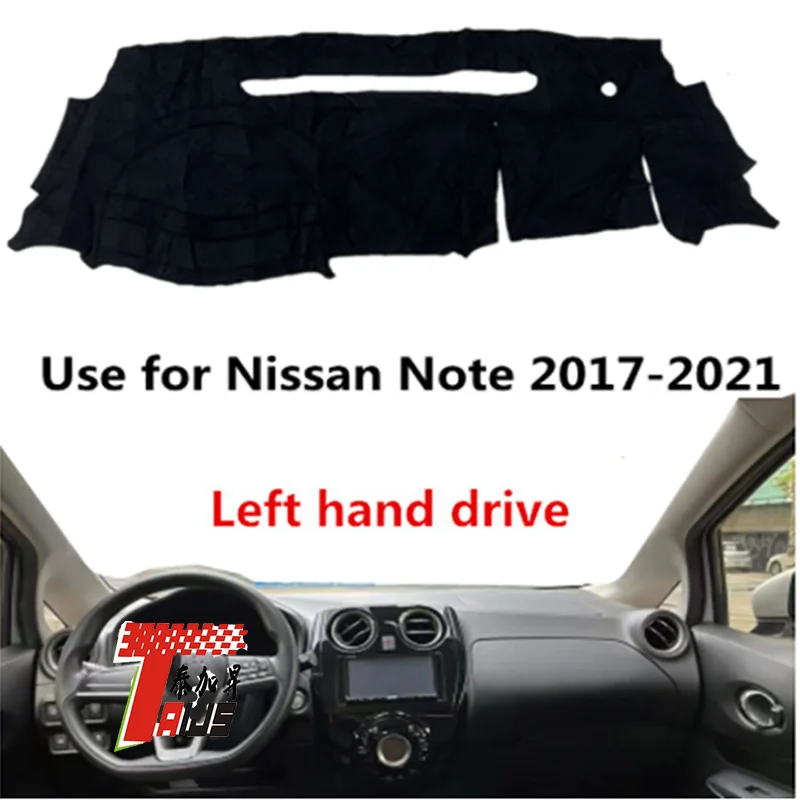 

TAIJS factory high quality Suede dashboard cover for Nissan Note 2017-2021 Left hand drive hot selling product