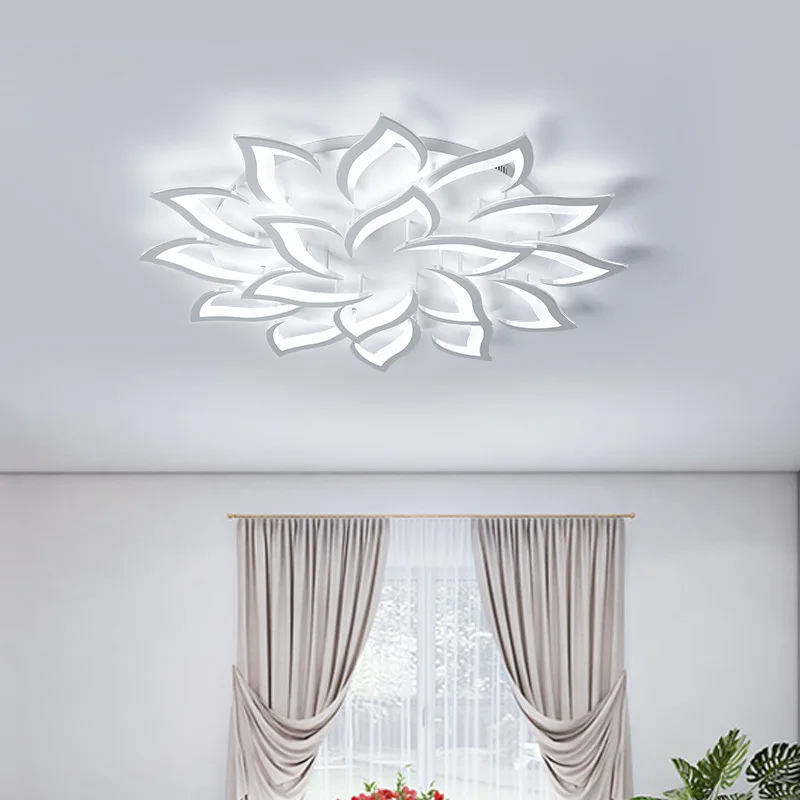 Nordic Modern LED Ceiling Lights Dining Living Room Decoration Kitchen Fixtures Lamp Bedroom Restaurant Lighting Dimmable Luces