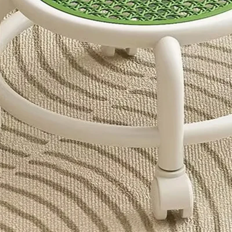 Swivel Rolling Stool Round Low Small Grey Universal Wheel Kids Adult Strong Capacity Practical Storage