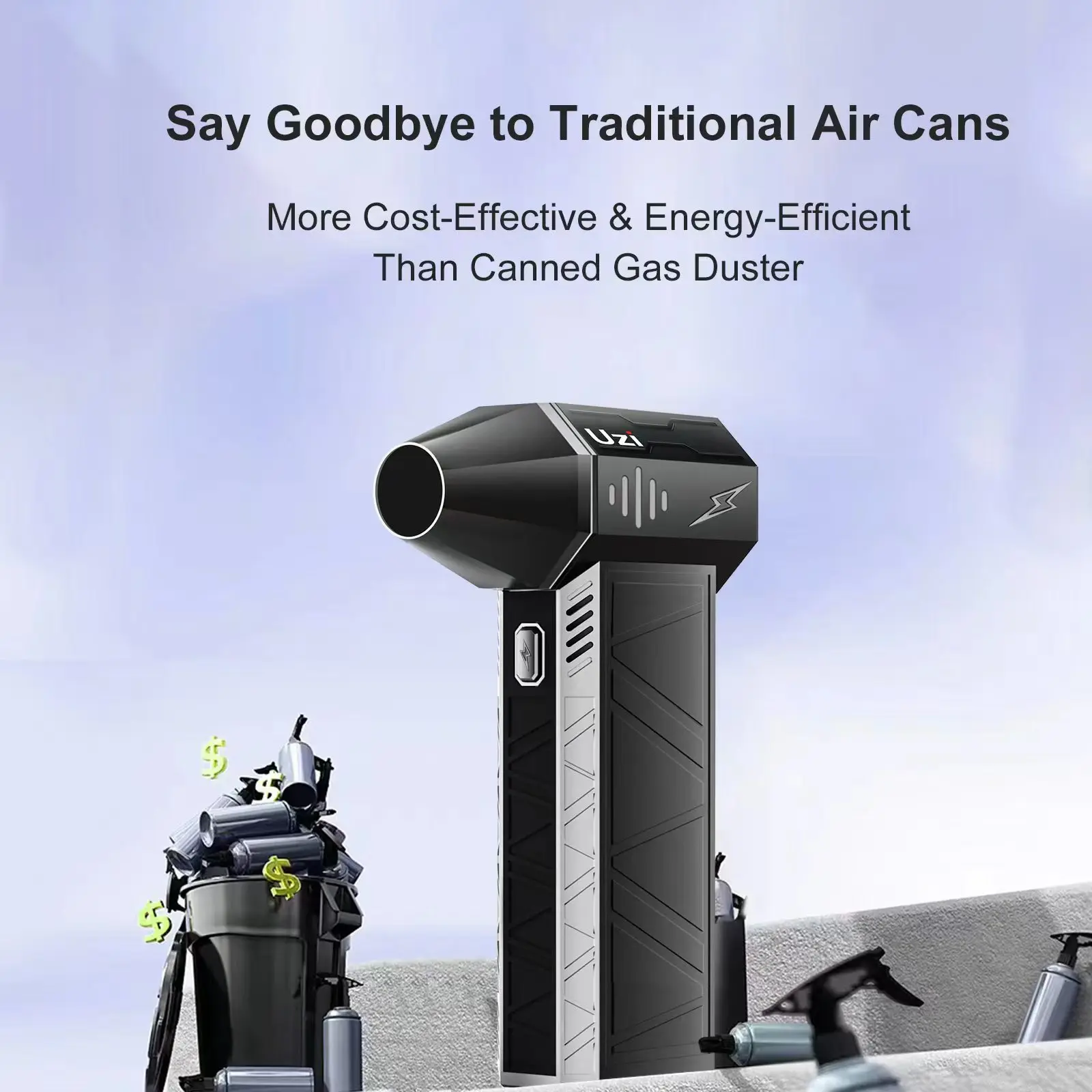 Mini Handheld Turbo Jet Fan 3rd Generation Violent Blower Fan High-Speed Jetfan Strong Wind 150000RPM 52m/s for Cooling And Ente